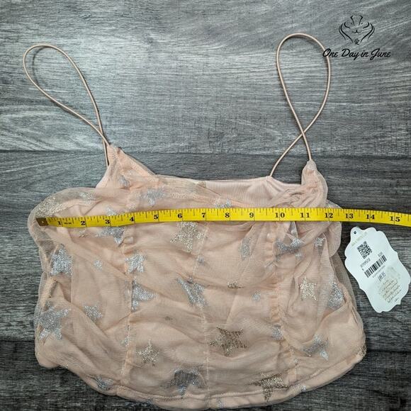 Altar'd State Crop Spaghetti Strap Tank Top Size M - Picture 3 of 5